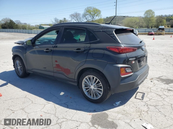 2021 Hyundai Kona SEL with VIN KM8K22AA7MU602863, listed as a Copart auction lot 52329685 with 83,551 mi miles and Salvage Title. Bid and sale history available at carsss.com. Image 2.