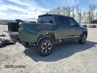 2023 Rivian R1T Adventure with VIN 7FCTGAAA1PN020979, listed as a Copart auction lot 52574025 with 0 mi miles and Salvage Title. Bid and sale history available at carsss.com. Image 3.
