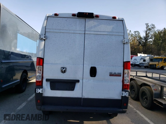 2017 Ram ProMaster Cargo with VIN 3C6TRVDG1HE506583, listed as a Copart auction lot 88796535 with Not Provided miles and Salvage Title. Bid and sale history available at carsss.com. Image 6.