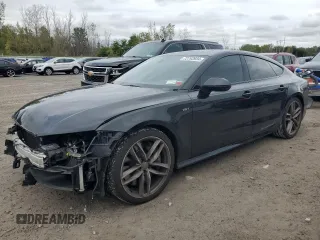 2016 Audi S7 with VIN WAUW2AFC3GN114032, listed as a Copart auction lot 72793934 with 53,062 mi miles and Salvage Title. Bid and sale history available at carsss.com. Image 1.