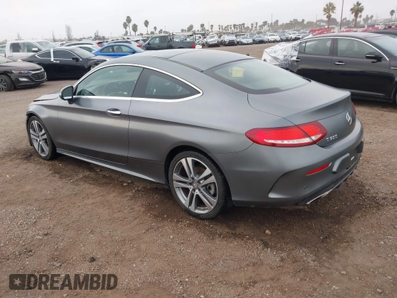 2017 Mercedes-Benz C 300 with VIN WDDWJ4JB2HF340540, listed as a IAAI auction lot 41166645 with 41,789 mi miles and . Bid and sale history available at carsss.com. Image 3.