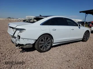 2023 Audi A8 with VIN WAULDAF86PN000910, listed as a Copart auction lot 72536244 with 21,908 mi miles and Salvage Title. Bid and sale history available at carsss.com. Image 3.