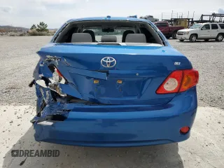 2009 Toyota Corolla with VIN JTDBL40E999033574, listed as a Copart auction lot 53380875 with 42,505 mi miles and Salvage Title. Bid and sale history available at carsss.com. Image 6.