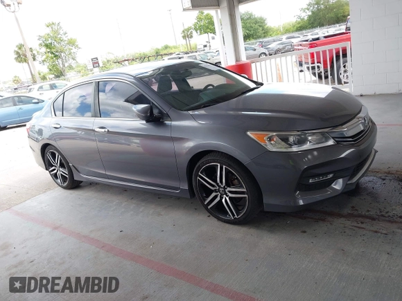 2016 Honda Accord Sport with VIN 1HGCR2F59GA093334, listed as a IAAI auction lot 42138977 with 104,271 mi miles and . Bid and sale history available at DreamBid. Image 13.