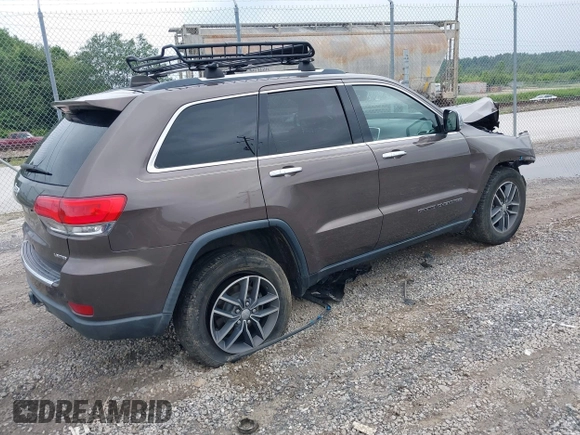 2017 Jeep Grand Cherokee Limited with VIN 1C4RJFBG4HC920046, listed as a IAAI auction lot 42383165 with 119,544 mi miles and . Bid and sale history available at DreamBid. Image 4.