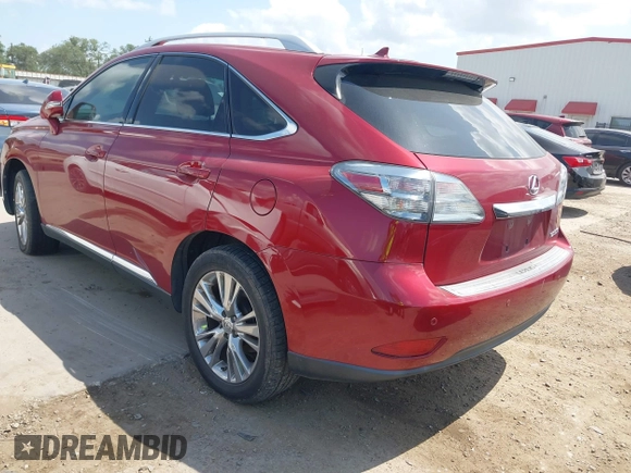 2012 Lexus RX 350 with VIN 2T2ZK1BA2CC081523, listed as a IAAI auction lot 42528888 with 166,652 mi miles and . Bid and sale history available at DreamBid. Image 3.