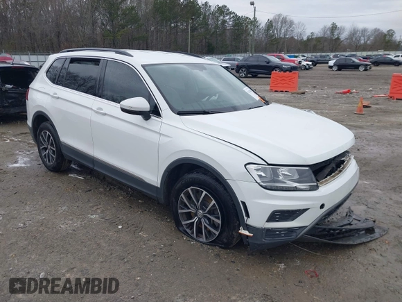 2020 Volkswagen Tiguan SE with VIN 3VV3B7AX2LM055418, listed as a IAAI auction lot 41248422 with Not Provided miles and . Bid and sale history available at DreamBid. Image 1.
