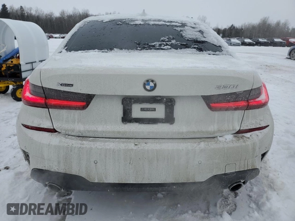 2020 BMW 3 Series 330i xDrive with VIN 3MW5R7J00L8B12632, listed as a Copart auction lot 43011785 with 74,845 mi miles and Clean Title. Bid and sale history available at carsss.com. Image 6.