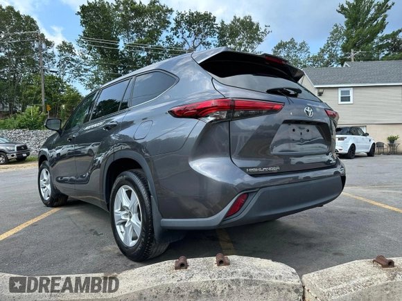 2021 Toyota Highlander L z VIN 5TDBZRBHXMS545583, wystawiony jako Copart lot #65928105 z przebiegiem 143 121 mil mil oraz Czysty tytuł • Clean title. Historia ofert i sprzedaży dostępna na DreamBid. Obrazek 2.