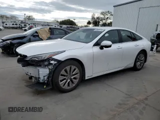 2023 Toyota Mirai XLE with VIN JTDAAAAA8PA010262, listed as a Copart auction lot 48825745 with 17,234 mi miles and Salvage Title. Bid and sale history available at carsss.com. Image 1.