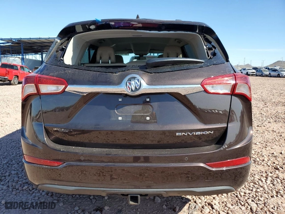 2020 Buick Envision Essence with VIN LRBFXCSA1LD207733, listed as a Copart auction lot 50163535 with 20,264 mi miles and Salvage Title. Bid and sale history available at carsss.com. Image 6.