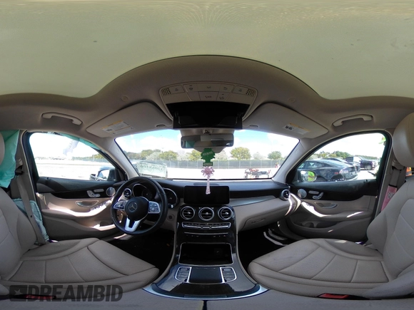2020 Mercedes-Benz GLC 300 with VIN W1N0G8DB6LF798343, listed as a IAAI auction lot 42068166 with 56,857 mi miles and . Bid and sale history available at DreamBid. Image 19.
