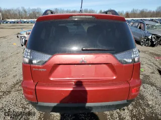 2011 Mitsubishi Outlander SE with VIN JA4AS3AW5BU019104, listed as a Copart auction lot 43281945 with 0 mi miles and Salvage Title. Bid and sale history available at carsss.com. Image 6.