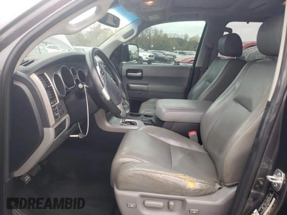 2014 Toyota Sequoia Limited with VIN 5TDKY5G17ES053960, listed as a Copart auction lot 80190134 with 290,202 mi miles and Salvage Title. Bid and sale history available at carsss.com. Image 7.