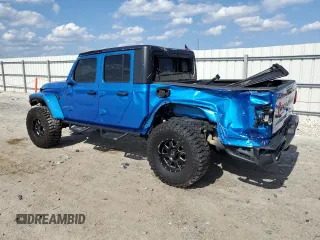 2020 Jeep Gladiator Overland z VIN 1C6HJTFG4LL162262, wystawiony jako Copart lot #57261325 z przebiegiem 74 856 mil mil oraz Szkoda całkowita • Salvage title. Historia ofert i sprzedaży dostępna na DreamBid. Obrazek 2.