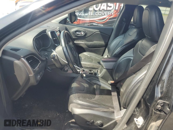 2019 Jeep Cherokee Limited with VIN 1C4PJMDX0KD307268, listed as a Copart auction lot 55044554 with 47,277 mi miles and Salvage Title. Bid and sale history available at carsss.com. Image 7.