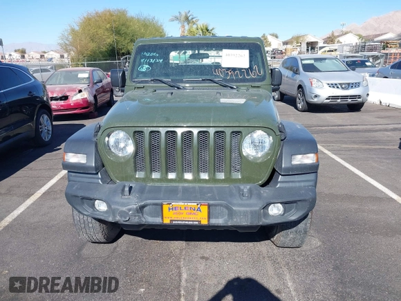 2021 Jeep Wrangler Sport S with VIN 1C4GJXAG3MW737454, listed as a IAAI auction lot 40392262 with 29,330 mi miles and . Bid and sale history available at DreamBid. Image 12.