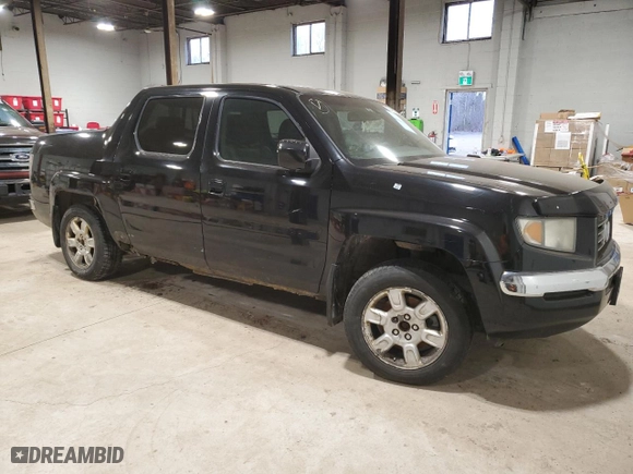 2007 Honda Ridgeline RTL w/Leather with VIN 2HJYK16527H005353, listed as a Copart auction lot 43468505 with 0 mi miles and Clean Title. Bid and sale history available at carsss.com. Image 4.