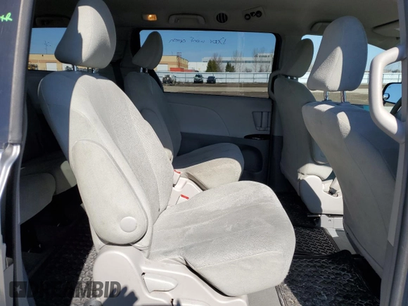 2014 Toyota Sienna L with VIN 5TDZK3DC9ES476369, listed as a Copart auction lot 48244165 with 123,574 mi miles and Salvage Title. Bid and sale history available at carsss.com. Image 11.