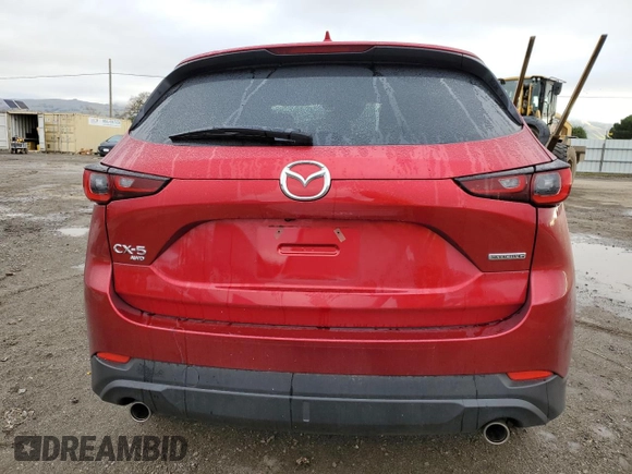 2023 Mazda CX-5 2.5 S Premium Plus Package with VIN JM3KFBEM3P0175746, listed as a Copart auction lot 87026774 with 13,512 mi miles and Salvage Title. Bid and sale history available at carsss.com. Image 6.