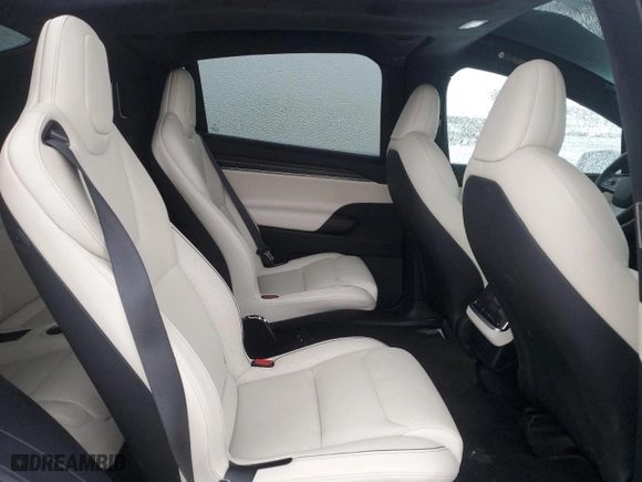 2023 Tesla Model X Plaid with VIN 7SAXCBE63PF383509, listed as a Copart auction lot 43636985 with NaN miles and Salvage Title. Bid and sale history available at carsss.com. Image 11.