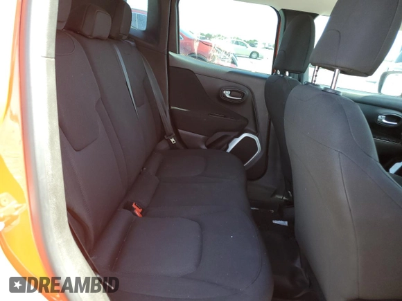 2018 Jeep Renegade Sport with VIN ZACCJBAB9JPH14873, listed as a Copart auction lot 58444785 with 106,816 mi miles and Salvage title. Bid and sale history available at DreamBid. Image 11.