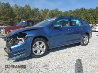2015 Volkswagen Golf SportWagen TDI S with VIN 3VWCA7AU5FM518029, listed as a Copart auction lot 78221884 with 121,353 mi miles and Salvage Title. Bid and sale history available at carsss.com. Image 1.