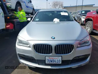 2015 BMW 7 Series 750Li with VIN WBAYE8C5XFD782039, listed as a IAAI auction lot 41505626 with 74,716 mi miles. Bid and sale history available at carsss.com. Image 12.