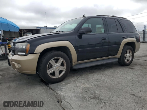 2007 Chevrolet TrailBlazer LT with VIN 1GNES13MX72150563, listed as a Copart auction lot 51182455 with 166,333 mi miles and Salvage Title. Bid and sale history available at carsss.com. Image 1.