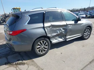 2015 Infiniti QX60 with VIN 5N1AL0MM4FC536249, listed as a IAAI auction lot 41964281 with 148,851 mi miles and . Bid and sale history available at DreamBid. Image 4.