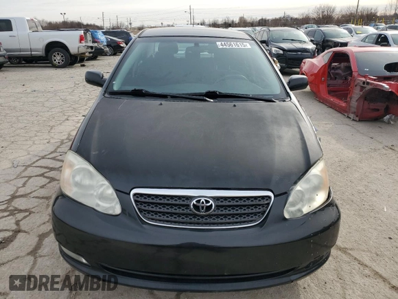 2005 Toyota Corolla CE with VIN 1NXBR32E45Z411163, listed as a Copart auction lot 44561615 with 185,479 mi miles and Salvage Title. Bid and sale history available at DreamBid. Image 5.