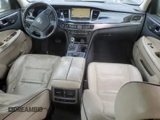 2015 Hyundai Equus Signature with VIN KMHGH4JH8FU095195, listed as a Copart auction lot 53468995 with 118,827 mi miles and Clean Title. Bid and sale history available at DreamBid. Image 8.