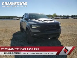 2023 Ram 1500 TRX z VIN 1C6SRFU97PN660101, wystawiony jako Copart lot #81612095 z przebiegiem 47 174 mil mil oraz Szkoda całkowita • Salvage title. Historia ofert i sprzedaży dostępna na DreamBid. Obrazek 16.