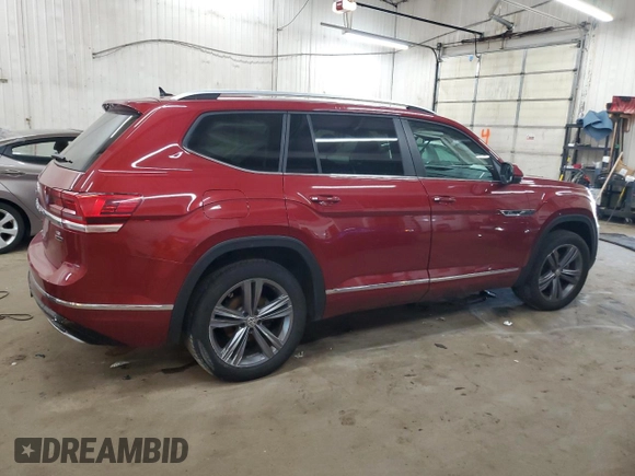 2019 Volkswagen Atlas SE z VIN 1V2XR2CA6KC575711, wystawiony jako Copart lot #54349395 z przebiegiem Nie podano mil oraz Szkoda całkowita • Salvage title. Historia ofert i sprzedaży dostępna na DreamBid. Obrazek 3.