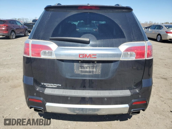 2013 GMC Terrain Denali with VIN 2GKFLYE32D6419374, listed as a Copart auction lot 47652795 with 189,750 mi miles and Clean Title. Bid and sale history available at DreamBid. Image 6.