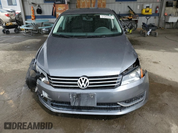 2014 Volkswagen Passat S с VIN 1VWAP7A36EC002386, выставлен на аукционе Copart как лот 51342225 с пробегом 90 522 миль миль и Списание • Salvage title. История ставок и продаж доступна на DreamBid. Изображение 5.