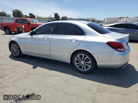 2016 Mercedes-Benz C 300 with VIN 55SWF4JB6GU144159, listed as a Copart auction lot 57174505 with 84,837 mi miles and Salvage title. Bid and sale history available at DreamBid. Image 2.