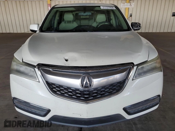 2014 Acura MDX with VIN 5FRYD3H29EB009995, listed as a Copart auction lot 71773354 with 168,839 mi miles and Salvage Title. Bid and sale history available at carsss.com. Image 5.