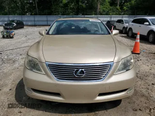 2007 Lexus LS 460 with VIN JTHBL46F775047802, listed as a Copart auction lot 56669525 with 181,584 mi miles and Salvage title. Bid and sale history available at DreamBid. Image 5.