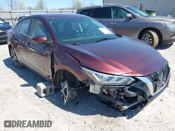 2020 Nissan Sentra SV z VIN 3N1AB8CV9LY217970, wystawiony jako IAAI lot #41989185 z przebiegiem 84 356 mil mil oraz . Historia ofert i sprzedaży dostępna na DreamBid. Obrazek 6.