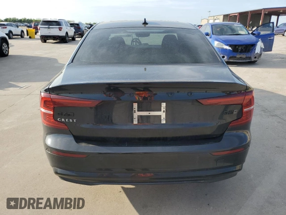 2024 Volvo S60 Plus Black Edition with VIN 7JRL12TH6RG305287, listed as a Copart auction lot 51374615 with 27,542 mi miles and Salvage title. Bid and sale history available at DreamBid. Image 6.