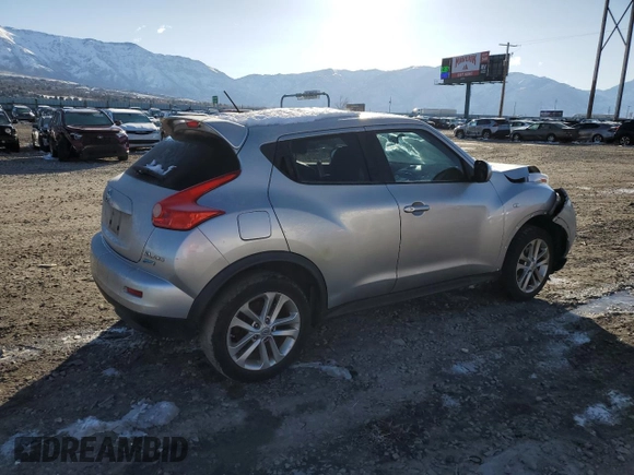 2012 Nissan Juke SL with VIN JN8AF5MV9CT115936, listed as a Copart auction lot 49877285 with Not Provided miles and Salvage Title. Bid and sale history available at DreamBid. Image 3.