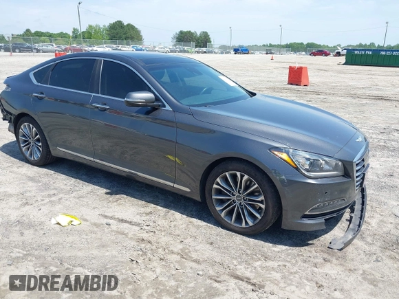 2017 Genesis G80 3.8L с VIN KMHGN4JE3HU205815, выставлен на аукционе IAAI как лот 42256279 с пробегом 111 158 миль миль и . История ставок и продаж доступна на DreamBid. Изображение 1.