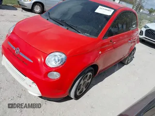 2016 FIAT 500e with VIN 3C3CFFGEXGT201552, listed as a IAAI auction lot 41538005 with 57,561 mi miles. Bid and sale history available at carsss.com. Image 2.
