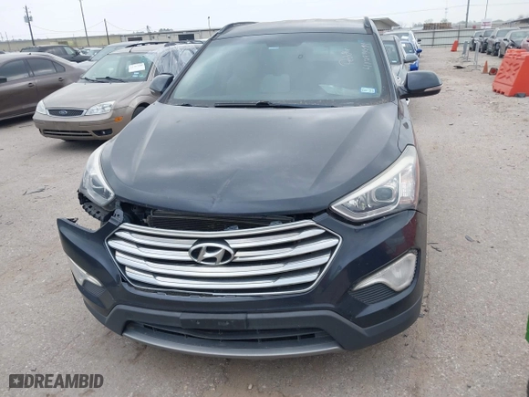 2014 Hyundai Santa Fe Limited with VIN KM8SN4HF6EU053565, listed as a IAAI auction lot 41799411 with 190,626 mi miles. Bid and sale history available at carsss.com. Image 6.