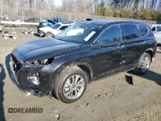 2019 Hyundai Santa Fe SEL with VIN 5NMS33AD6KH084038, listed as a Copart auction lot 42637895 with 70,456 mi miles and Salvage Title. Bid and sale history available at carsss.com. Image 1.