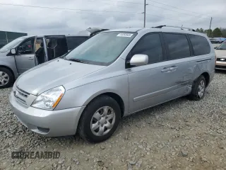 2009 Kia Sedona LX with VIN KNDMB233196314313, listed as a Copart auction lot 44050935 with 187,297 mi miles and Salvage Title. Bid and sale history available at carsss.com. Image 1.