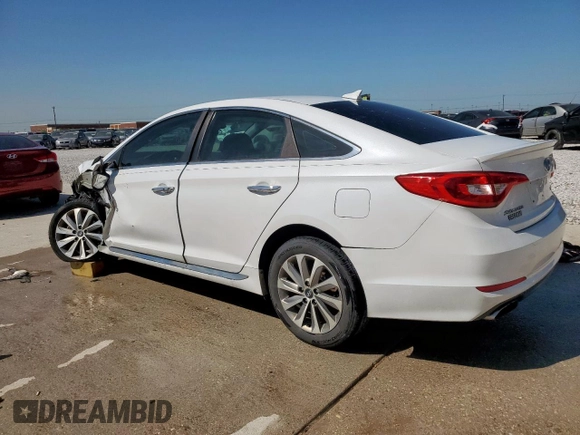 2016 Hyundai Sonata Sport with VIN 5NPE34AF2GH304273, listed as a Copart auction lot 52650515 with Not Provided miles and Salvage Title. Bid and sale history available at DreamBid. Image 2.