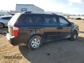 2010 Kia Sedona LX with VIN KNDMG4C31A6335678, listed as a Copart auction lot 76016514 with 130,889 mi miles and Salvage Title. Bid and sale history available at carsss.com. Image 3.