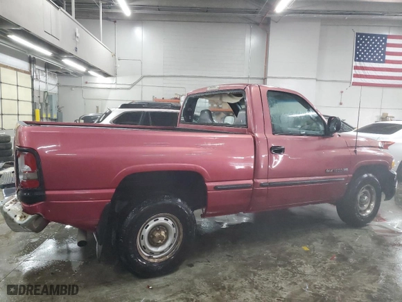 1999 Dodge Ram 1500 with VIN 3B7HC16Y0XM505489, listed as a Copart auction lot 44570345 with 197,705 mi miles and Salvage Title. Bid and sale history available at carsss.com. Image 3.